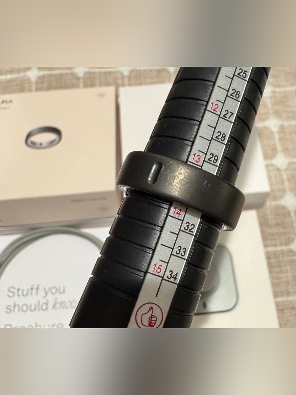 Oura Ring Stealth Black Gen 4 Sz. 14 - Picture 3 of 10